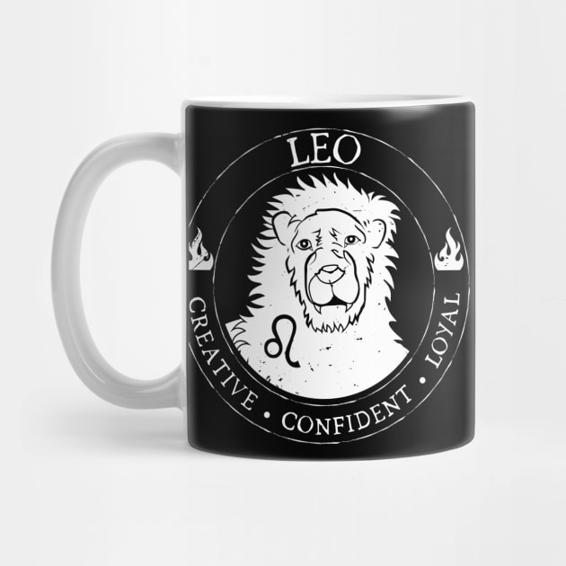 Leo Zodiac Birthday Star Sign Zodiac Gift by atomguy